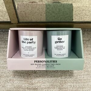 Personalities Soy Blend Candle Two-Pack